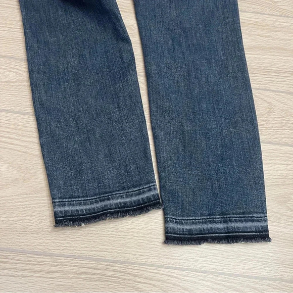 Frame Denim Le Nouveau Straight Split Front Sheffield Raw Hem Jeans Size 28 - Picture 10 of 16